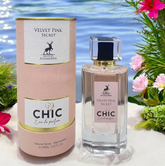 CHIC VELVET PINK SECRET MAISON ALHAMBRA